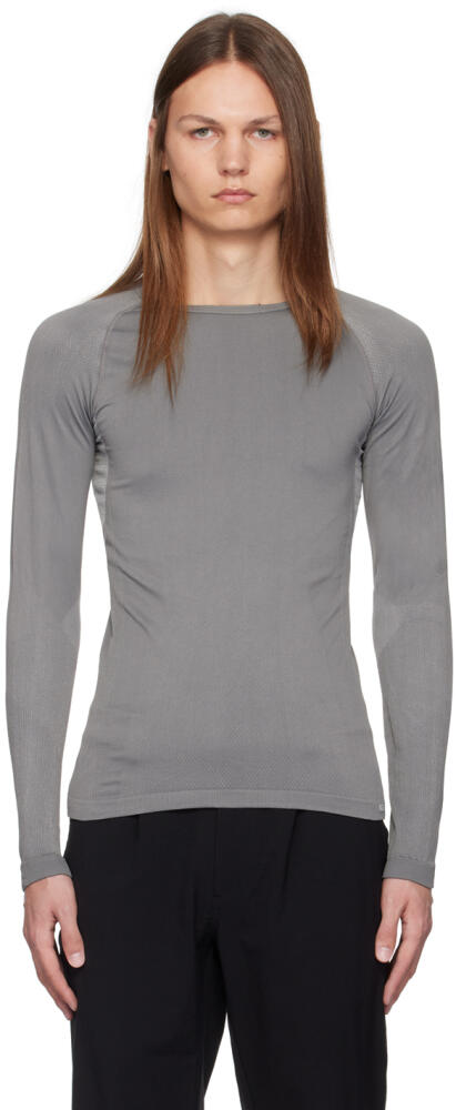 GR10K SSENSE Exclusive Gray Transport First Layer Long Sleeve T-Shirt Cover