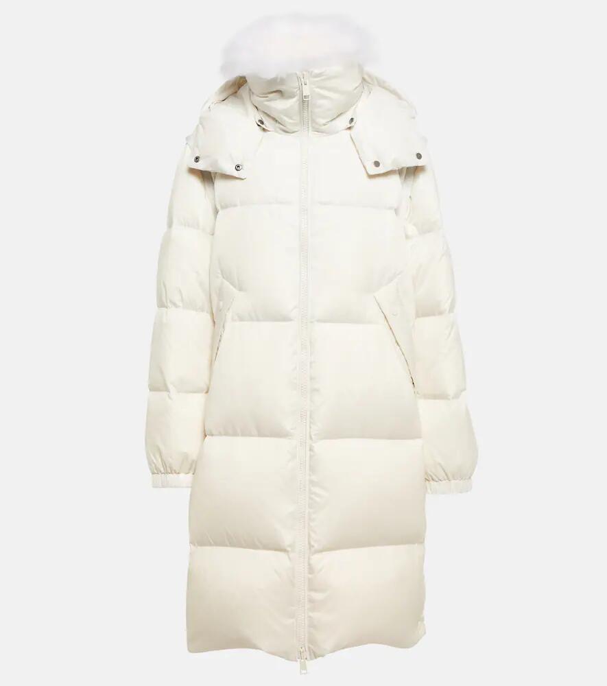 Yves Salomon Shearling-trimmed down coat Cover