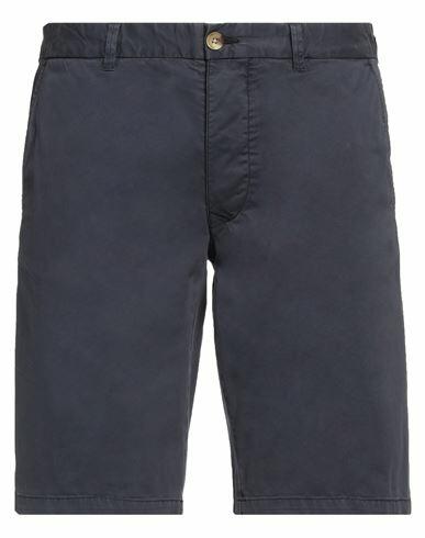 Blauer Man Shorts & Bermuda Shorts Midnight blue Cotton, Elastane Cover