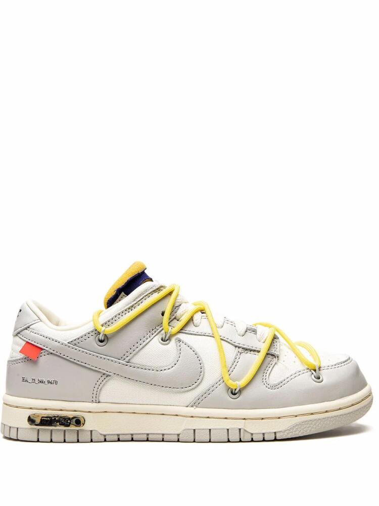 Nike X Off-White x Off-White Dunk Low "Lot 27" sneakers - Grey Cover