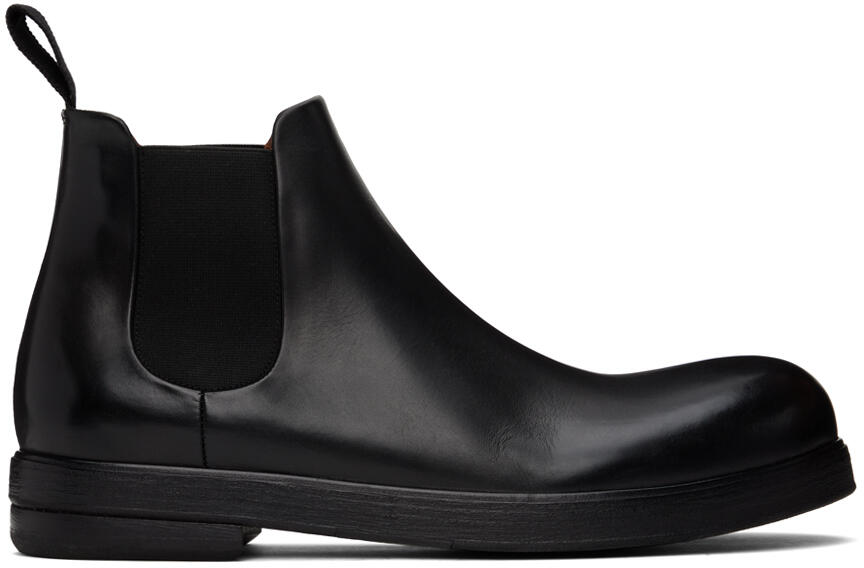 Marsèll Black Zucca Zeppa Beatle Chelsea Boots Cover