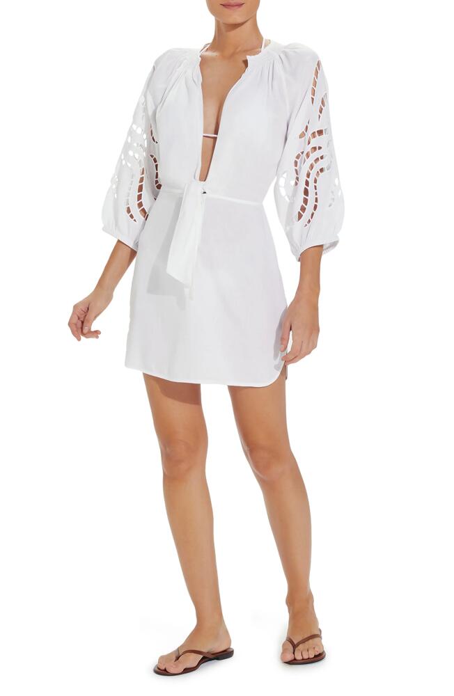 ViX Swimwear Alice Cover-Up Dress in Off White Cover