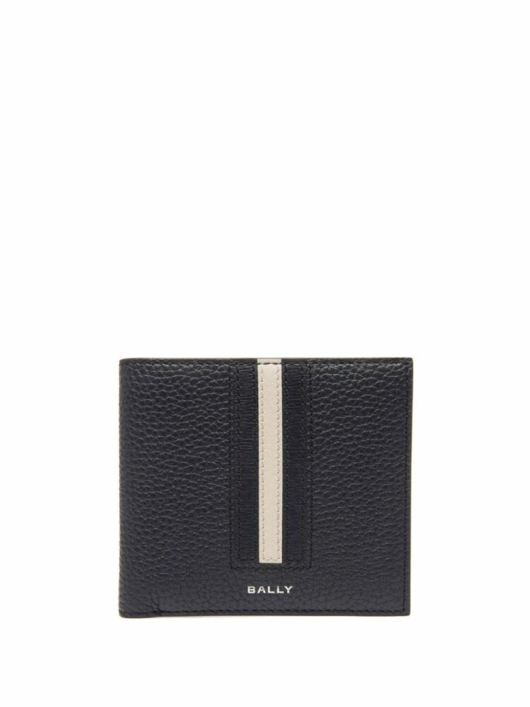 Bally logo-stamp leather wallet - Blue Cover