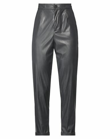 Biancoghiaccio Woman Pants Lead Polyurethane, Polyester Cover