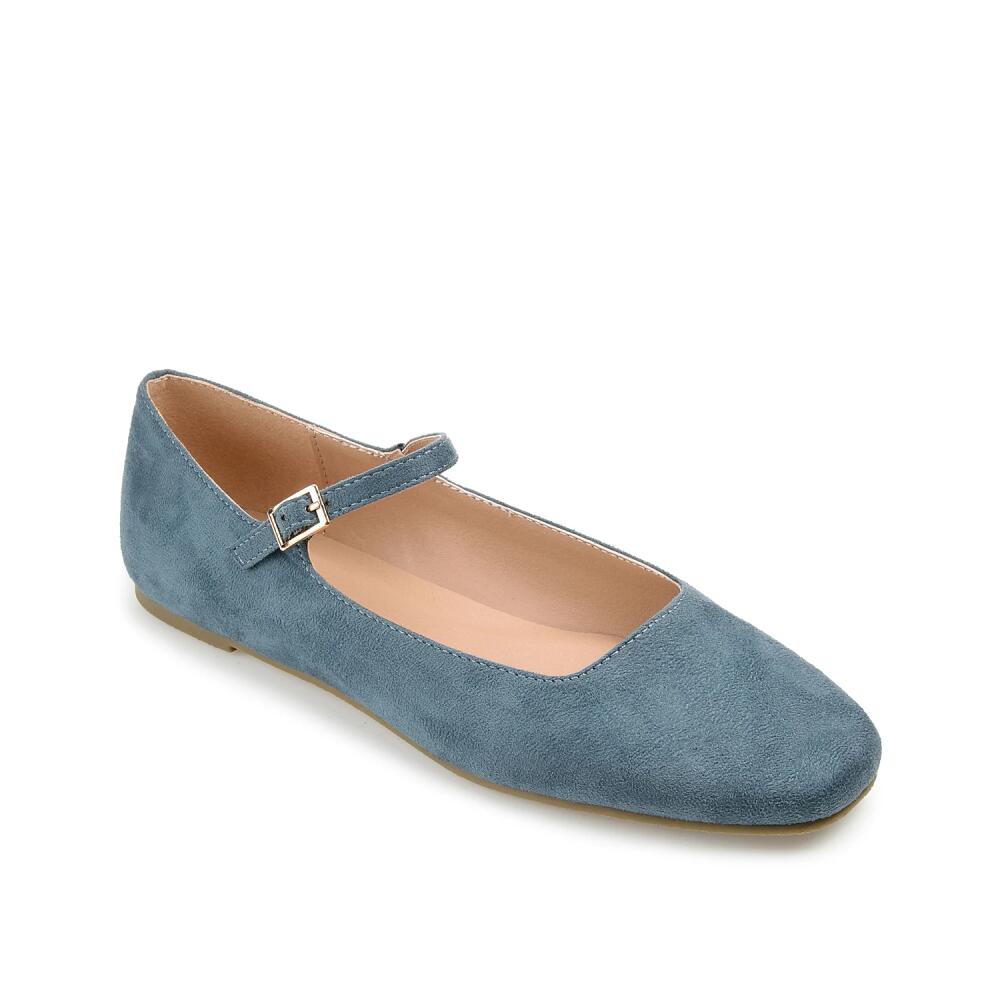 Journee Collection Carrie Mary Jane Flat | Women's | Light Blue Cover