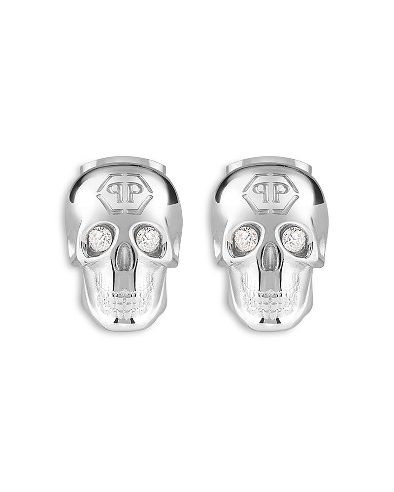 Philipp Plein 3D $kull Stainless Steel Stud Earrings, 0.3W Cover