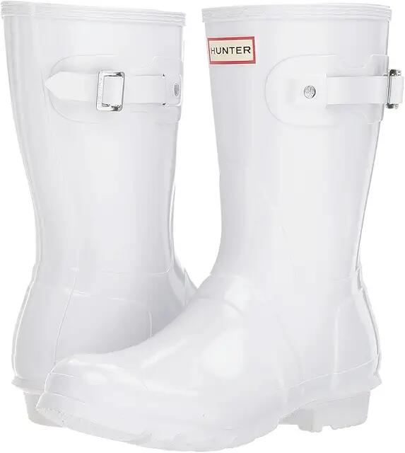 Hunter Original Short Gloss (White) Women's Rain Boots Cover