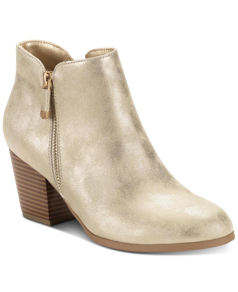 Style & Co Women's Masrinaa Ankle Booties, Created for Macy's - Dist Gold Cover