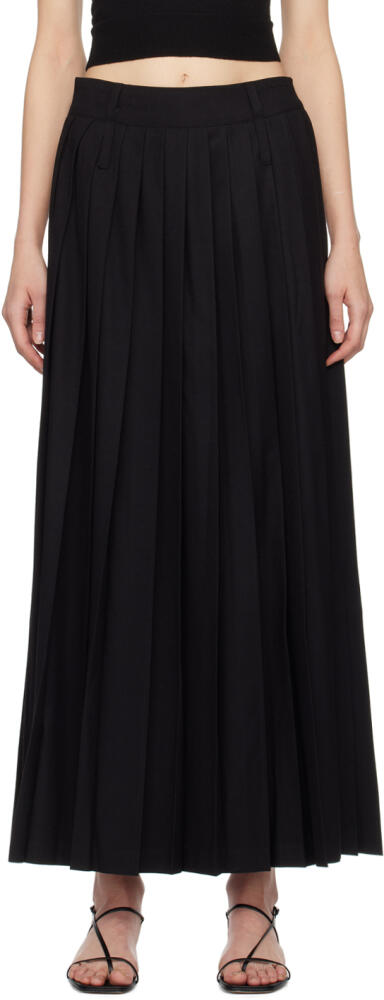 The Frankie Shop Black Bailey Maxi Skirt Cover