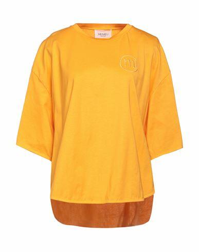 Meimeij Woman T-shirt Orange Cotton Cover