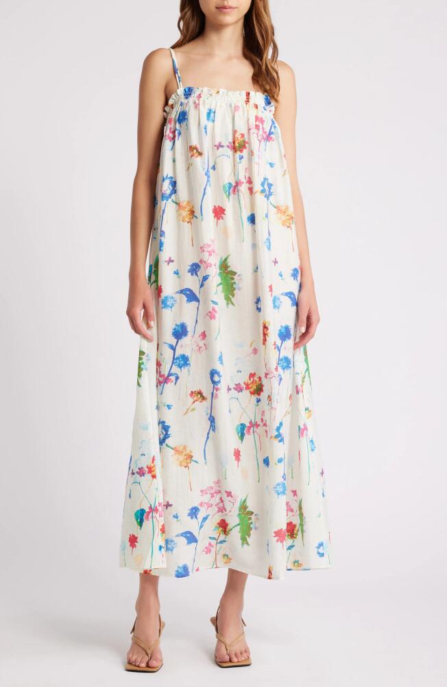 & Other Stories Floral Print Sleeveless Midi Dress in Polly Cover