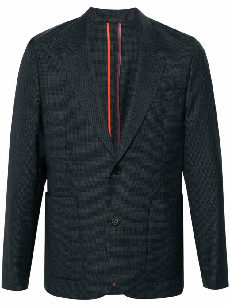 PS Paul Smith notched-lapels single-breasted blazer - Blue Cover