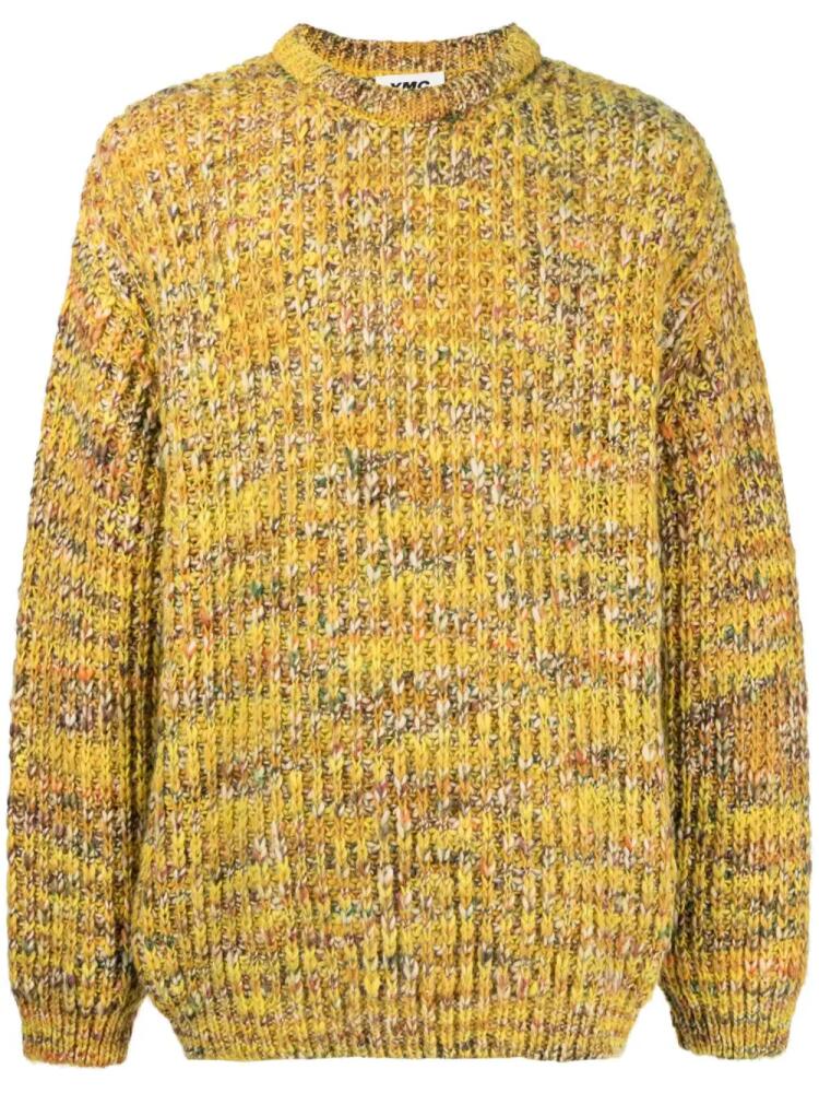 YMC Granny crew-neck jumper - Yellow Cover