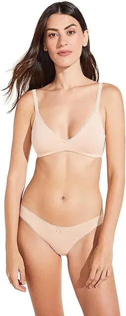 Eberjey Pima Stretch Cotton Bralette (Buff) Women's Lingerie Cover