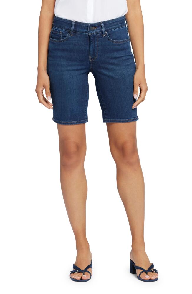 NYDJ Ella Side Slit Denim Shorts in Palace Cover