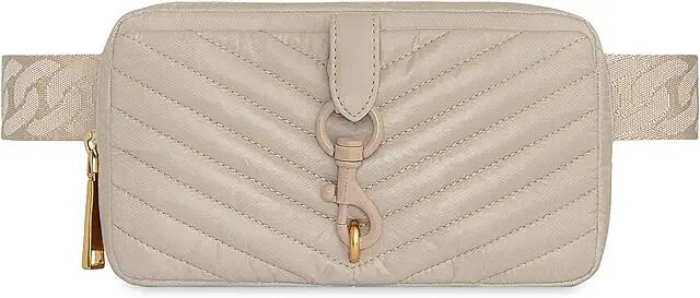 Rebecca Minkoff Edie Nylon Belt Bag (Stone) Cross Body Handbags Cover