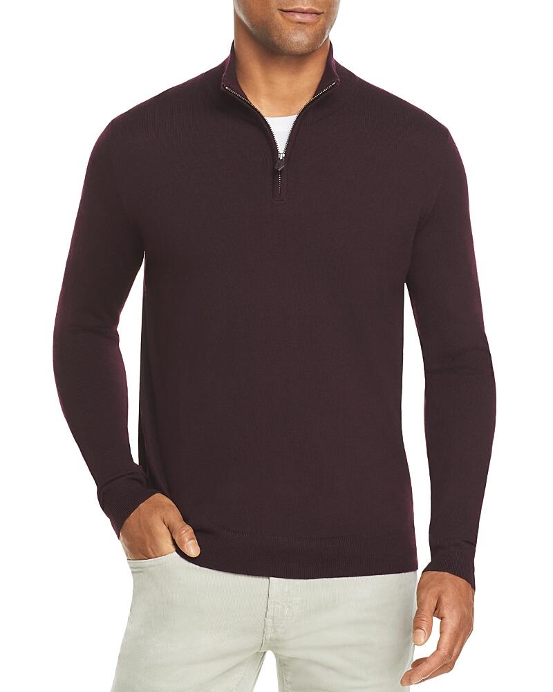 The Men's Store at Bloomingdale's Quarter-Zip Merino Sweater - Exclusive Cover