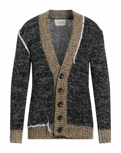 Lucques Man Cardigan Black Wool, Acrylic, Polyamide, Alpaca wool Cover