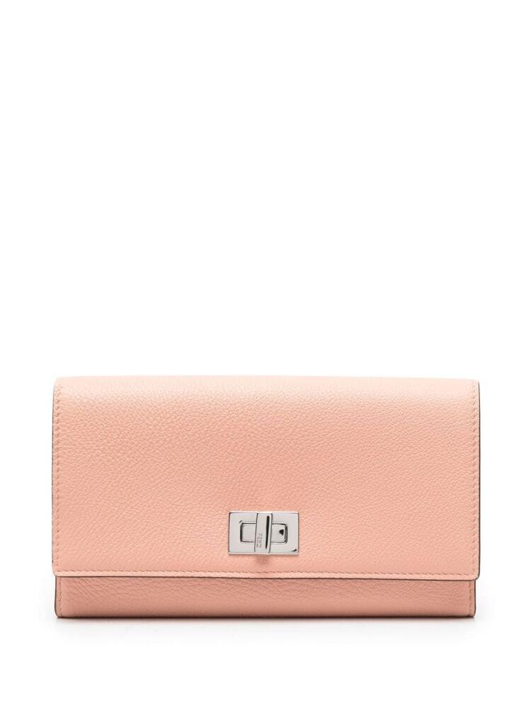 FENDI twist-lock leather wallet - Neutrals Cover