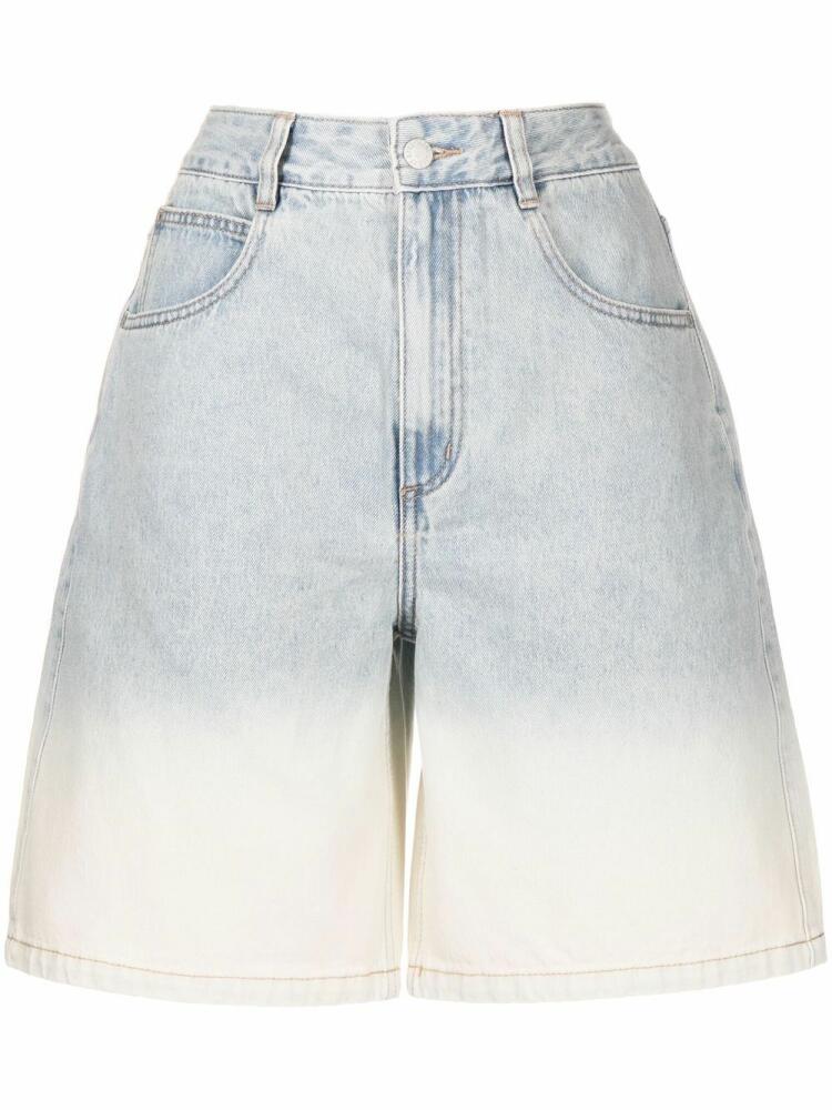 izzue straight-leg denim shorts - Blue Cover