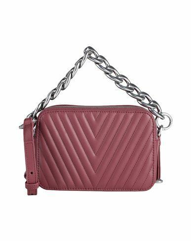 Les Visionnaires Ella Quilting Smooth Leather Woman Handbag Mauve Bovine leather Cover