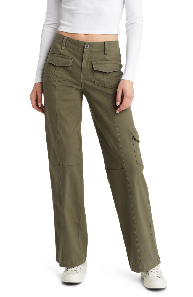 1822 Denim Wide Leg Cargo Pants in Kasey Cover