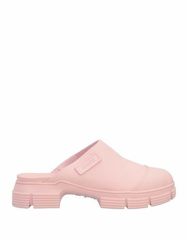 Ganni Woman Mules & Clogs Pink Rubber Cover