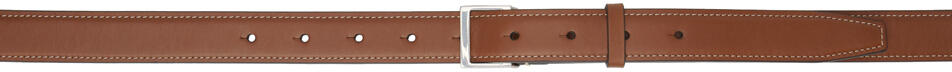 Acne Studios Brown Leather Buckle Belt Cover