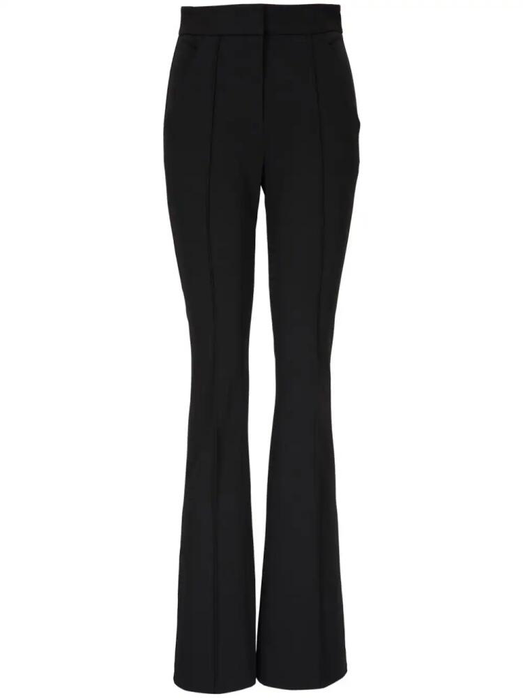 Veronica Beard bonded-seams flared trousers - Black Cover