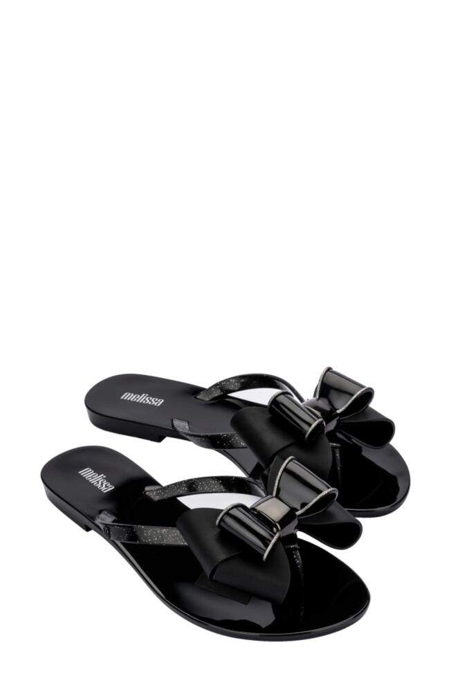 Melissa Harmonic Sweet VII Flip Flop in Black Cover