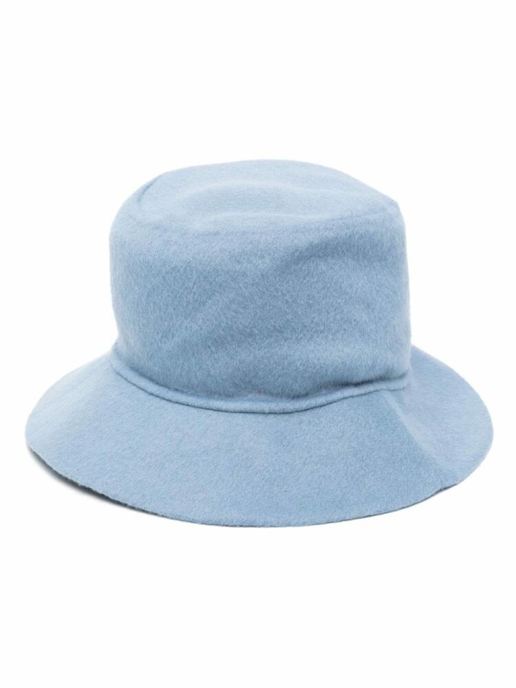 P.A.R.O.S.H. wide-brim wool bucket hat - Blue Cover