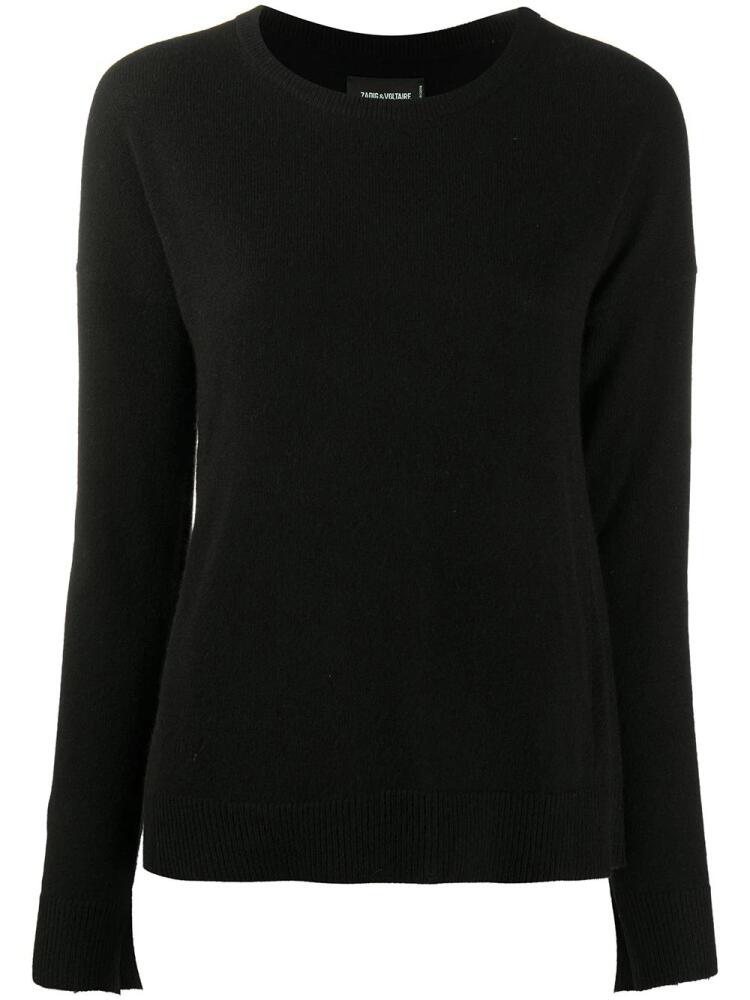 Zadig&Voltaire star-patch knitted jumper - Black Cover