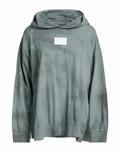 Mm6 Maison Margiela Woman Sweatshirt Sage green Cotton Cover