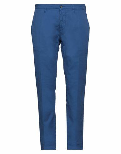 Cruna Man Pants Blue Cotton, Elastane Cover