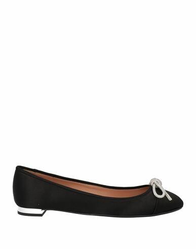 Aquazzura Woman Ballet flats Black Textile fibers Cover