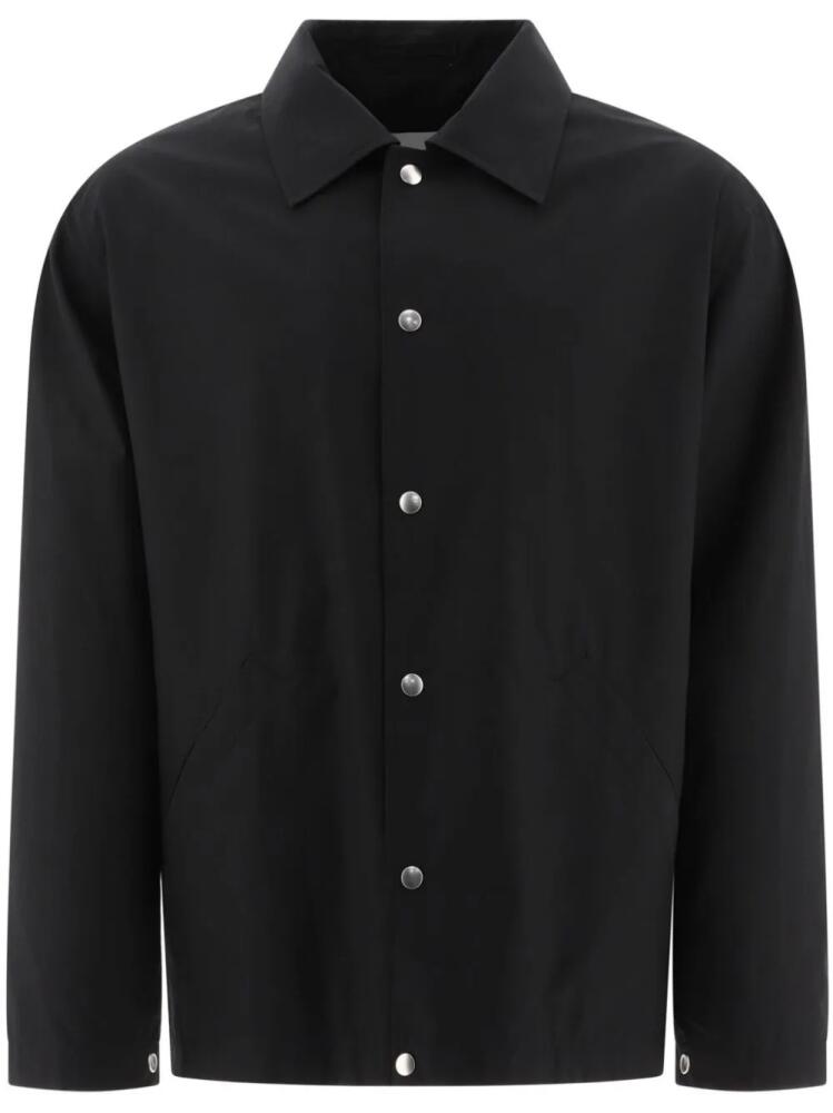 Jil Sander logo-print jacket - Black Cover