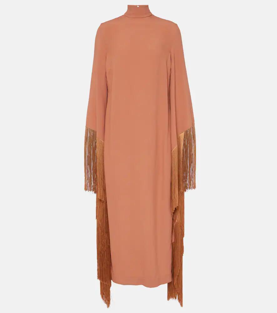 Taller Marmo Del Mar fringed crêpe midi dress Cover