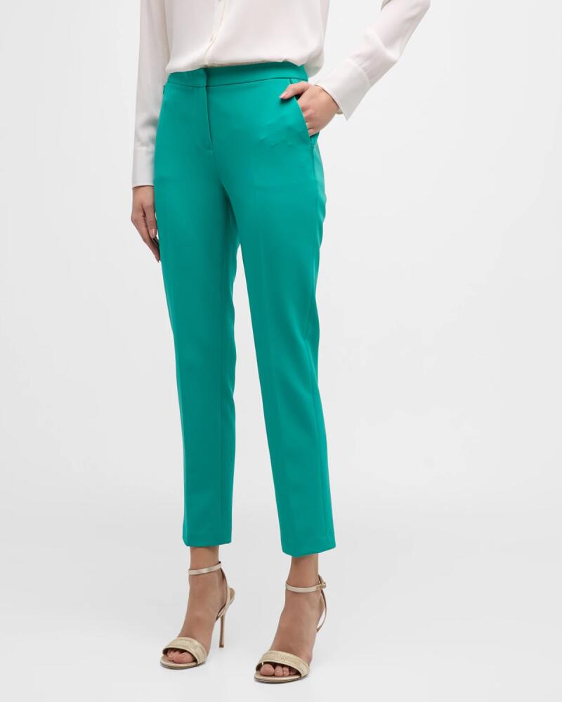 Kobi Halperin Alexi Cropped Straight-Leg Twill Pants Cover