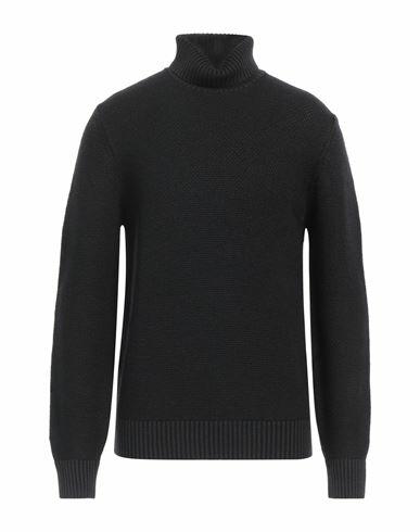 Circolo 1901 Man Turtleneck Black Virgin Wool Cover