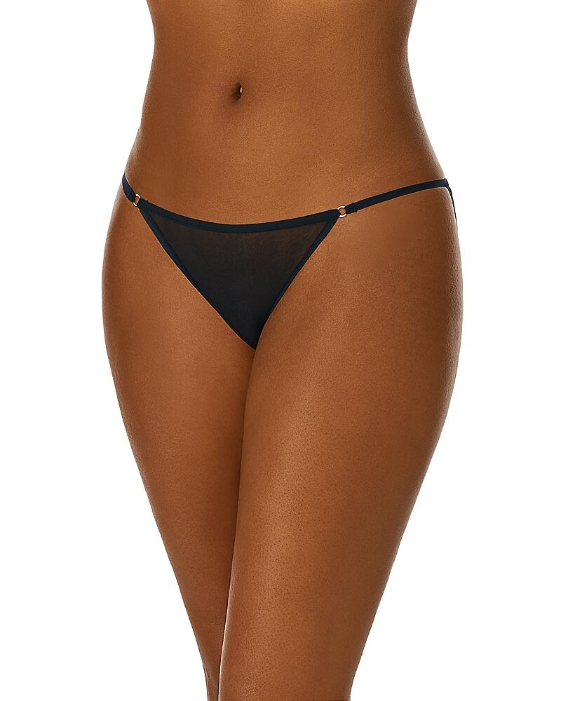 On Gossamer Mesh String Bikini Cover