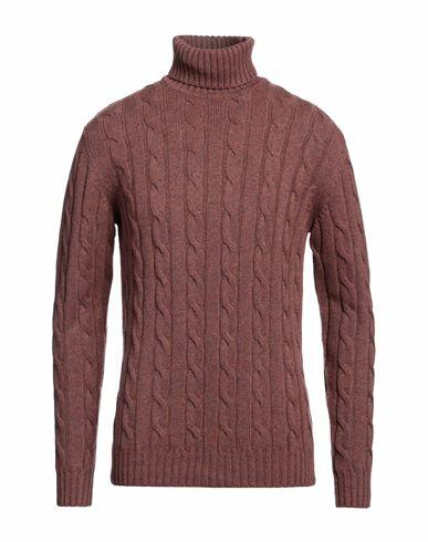 Daniele Fiesoli Man Turtleneck Pastel pink Merino Wool Cover