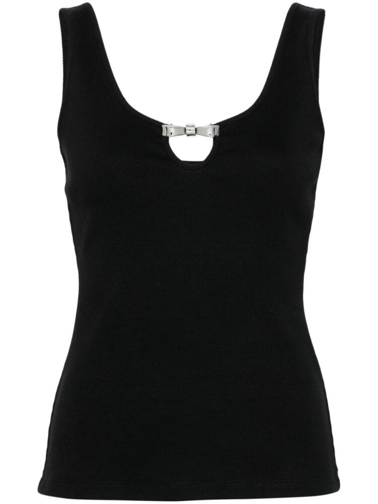 Blumarine bow-detail tank top - Black Cover