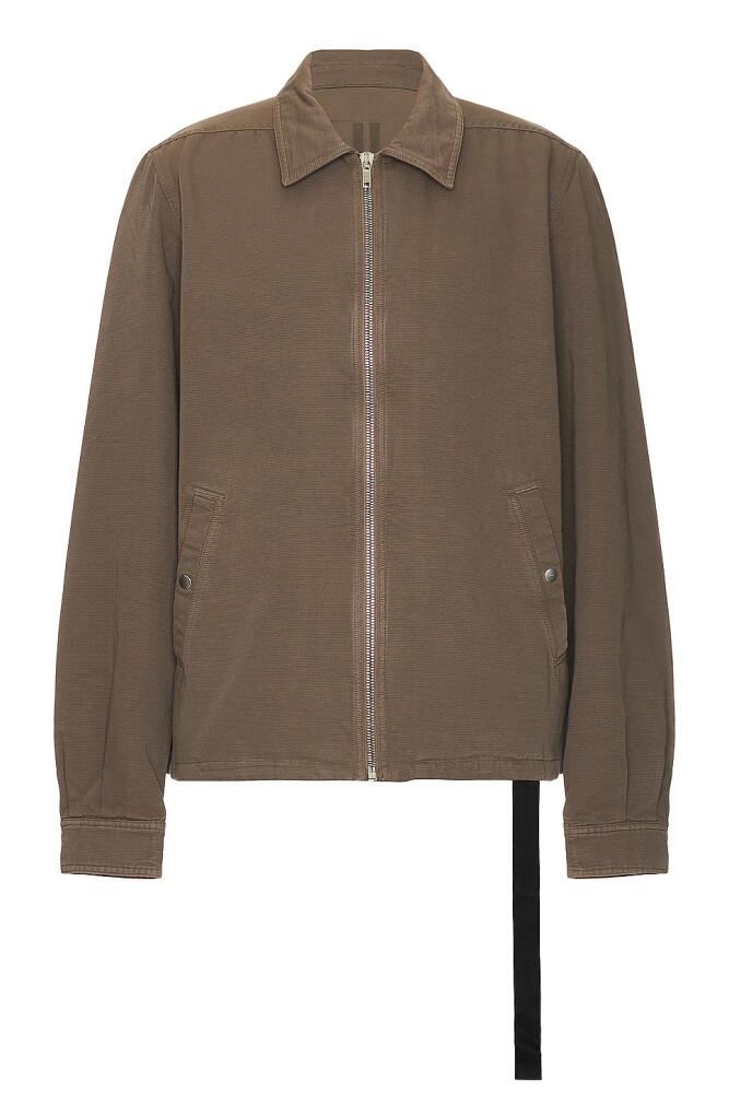 DRKSHDW by Rick Owens Zipfront Jacket in Brown Cover