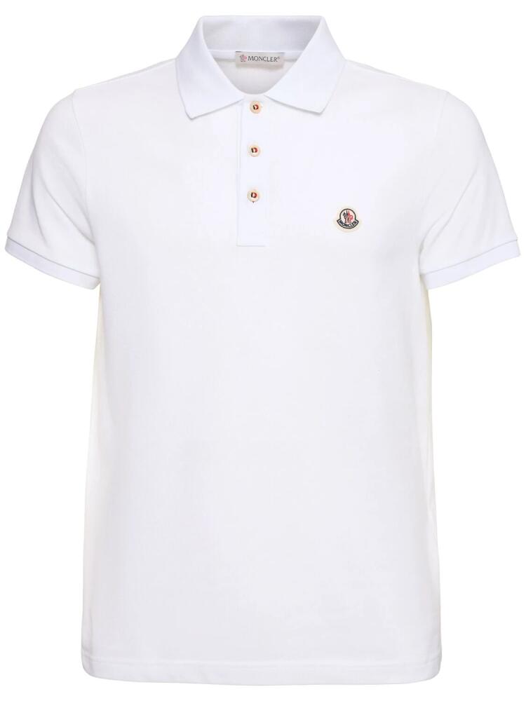 MONCLER Logo Cotton Polo Shirt Cover