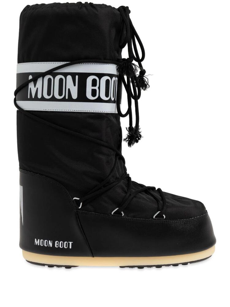 Moon Boot Icon logo-print boots - Black Cover