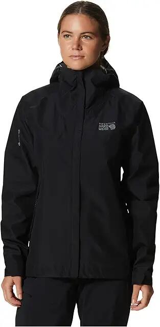 Mountain Hardwear Exposure/2 GORE-TEX(r) Paclite Jacket (Black) Women's Clothing Cover