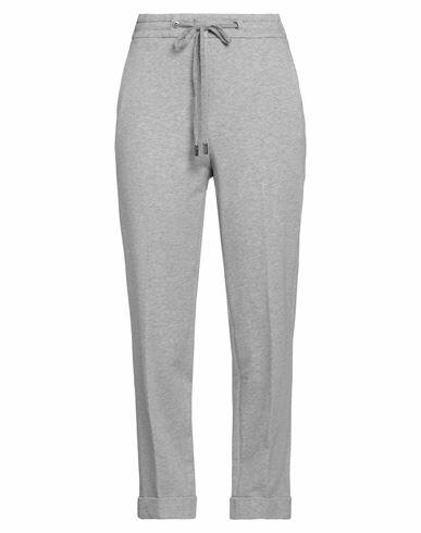 Peserico Easy Woman Pants Light grey Cotton, Elastane, Merino Wool, Cashmere Cover