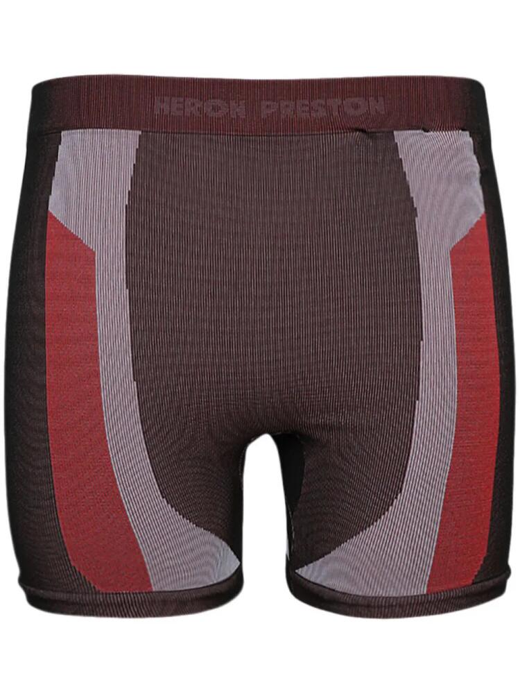 Heron Preston Ex-Ray 3D ribbing shorts - Black Cover