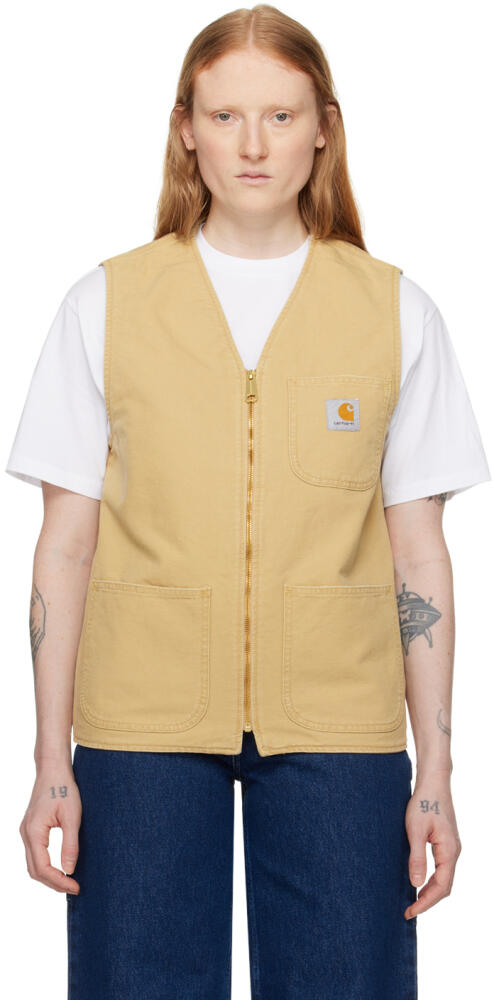 Carhartt Work In Progress Beige Arbor Vest Cover