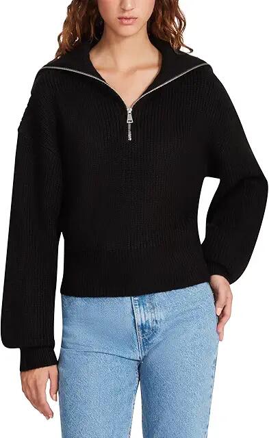 Steve Madden Rowan Pullover (Black) Women's Clothing Cover